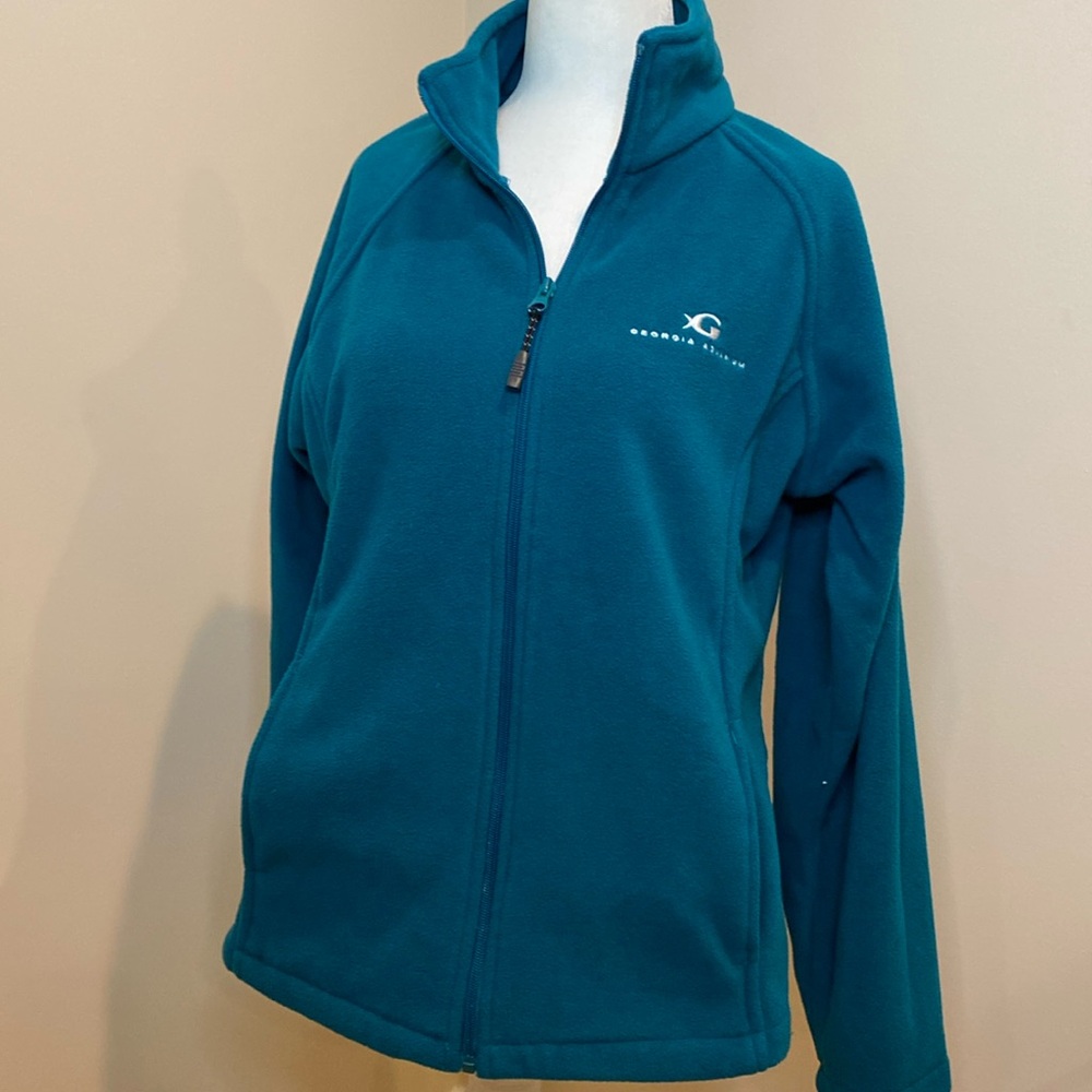 Authentic Georgia Aquarium Zip Up Fleece Size M